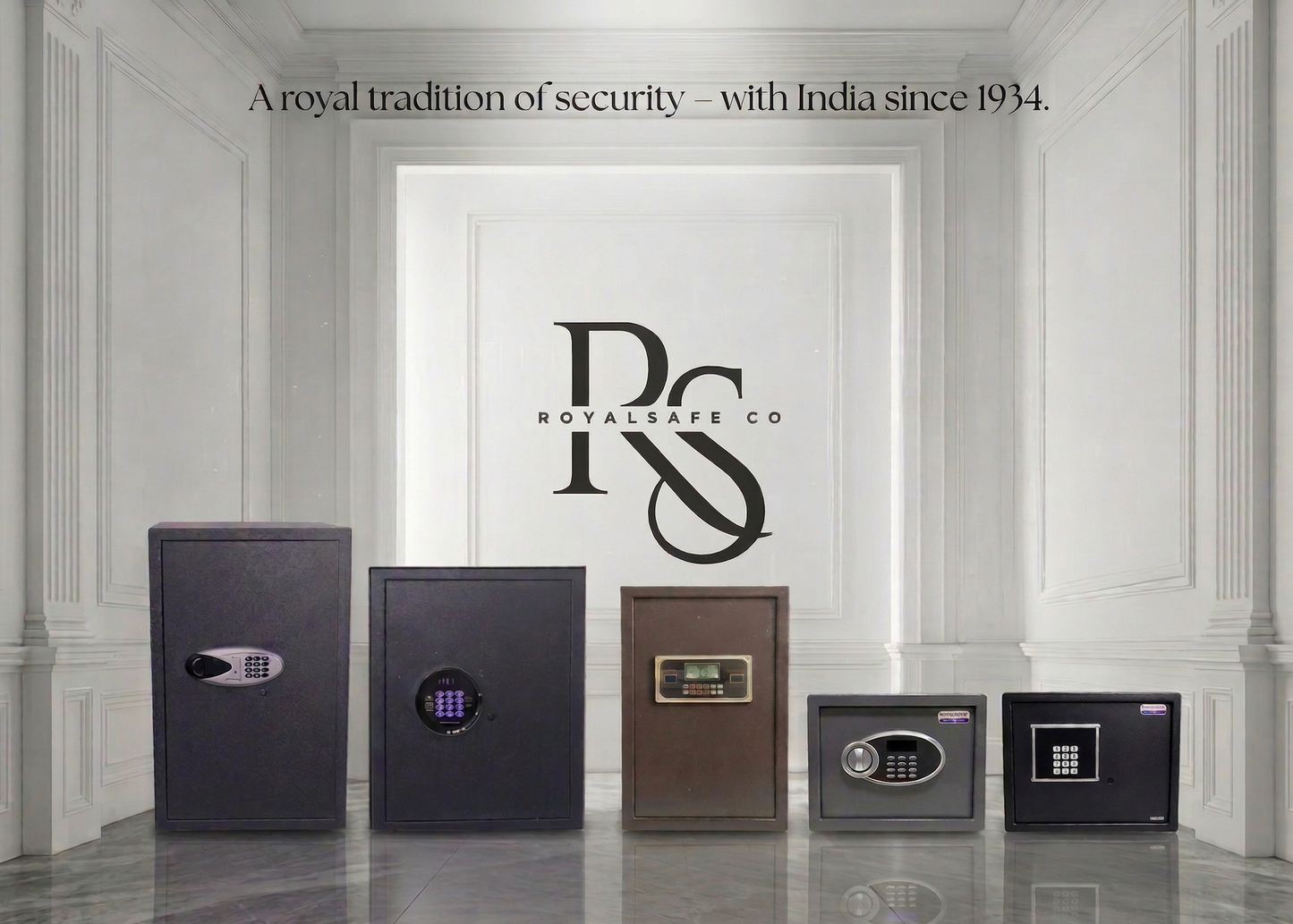 Moonstone 23L Compact Digital Safe for Home — India's Most Affordable Premium Small Safe | Royal Safe Company