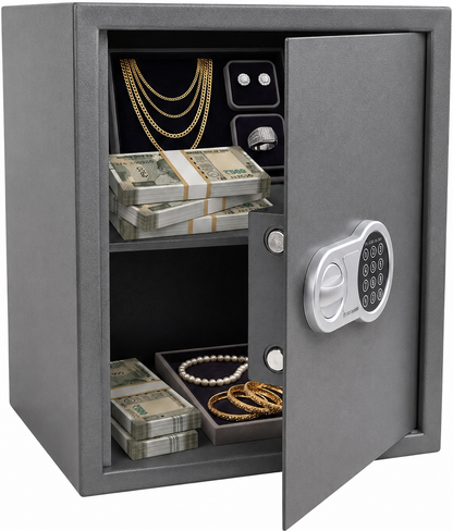 Royalsafeco Century 560 Large Digital Safe Locker – Home & Office Anti-Theft Keypad Lock Safe