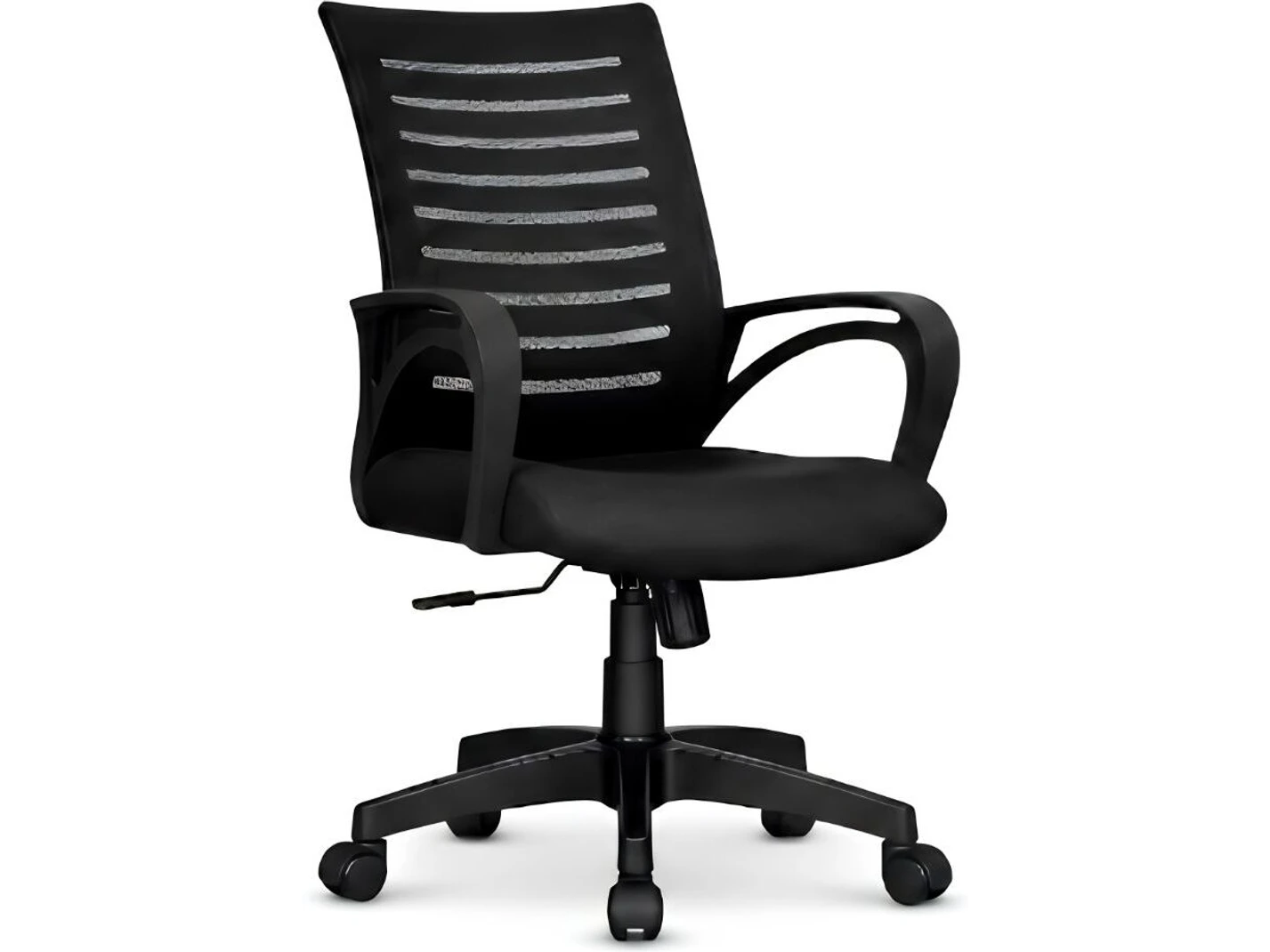 Royalsafeco LBC Mesh Office Arm Chair - Full Front View