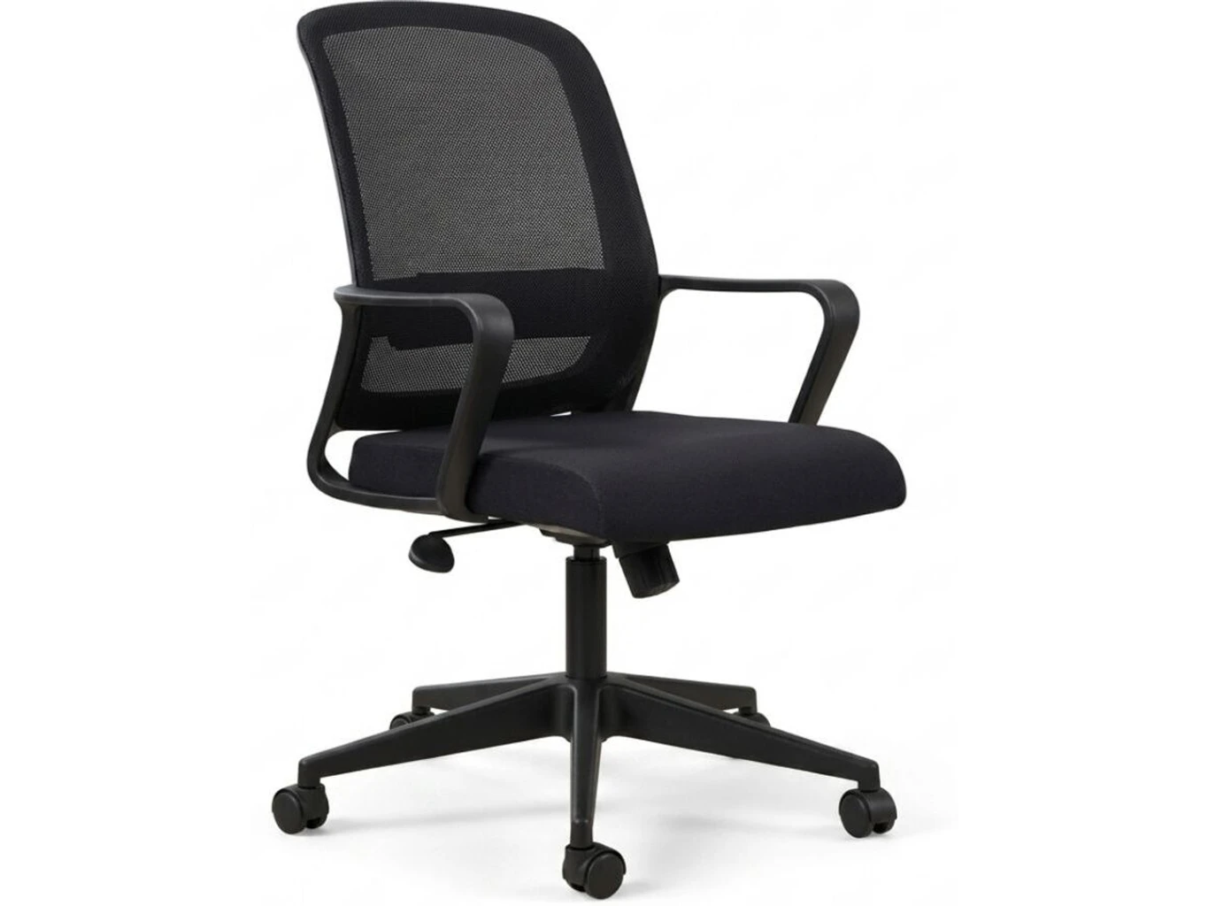 Royalsafeco LCB-002 Mesh Office Arm Chair - Full Front View